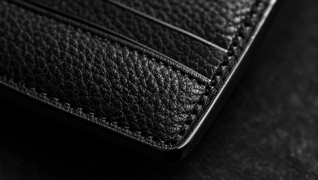 MARLO leather stitching detail